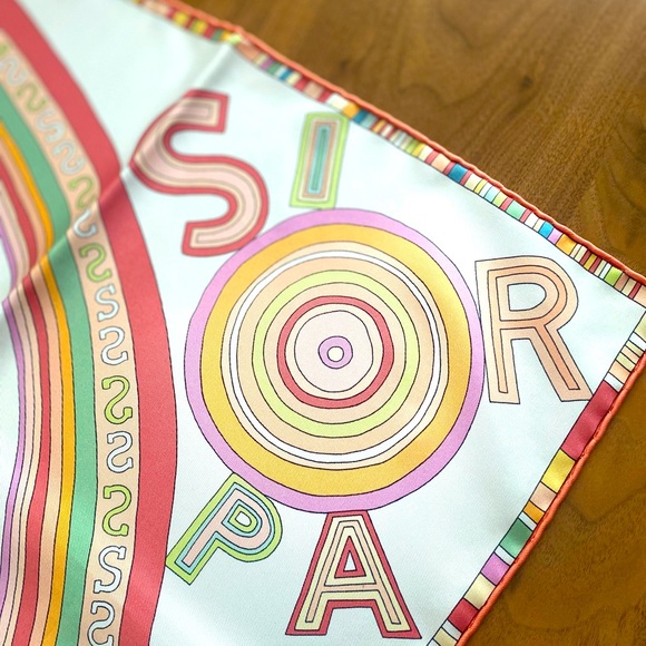 Hermes Authentic 100% Silk Scarf. 45 Carre de Paris. 35” X 35” with Box. - Picture 5 of 9